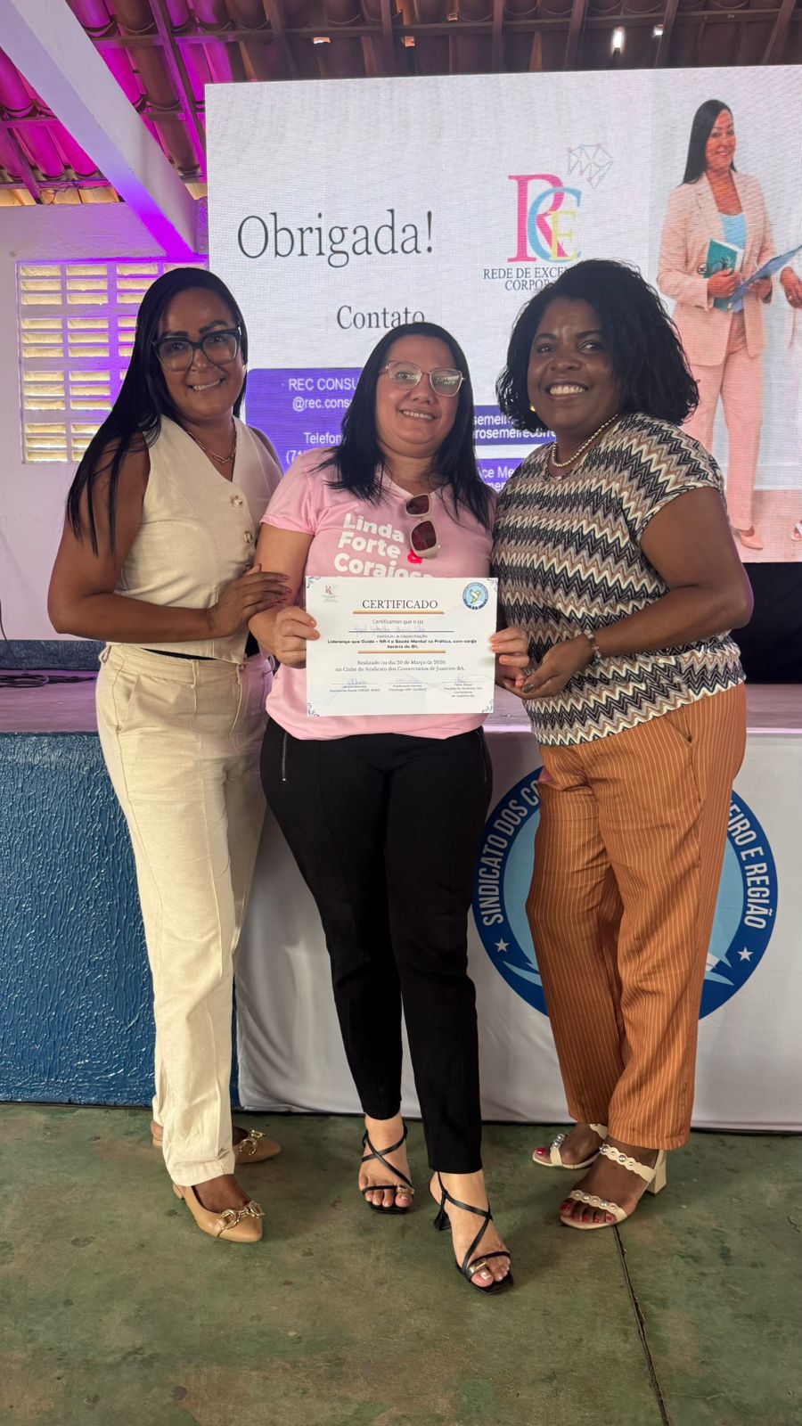 Sindicato dos Comerciários de Juazeiro promove curso sobre saúde mental e NR-1 e fortalece gestores em Juazeiro